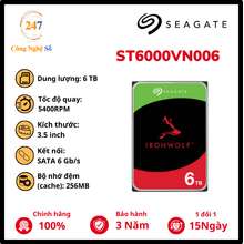 Ổ Cứng Hdd Nas Ironwolf 3.5 6Tb St6000Vn006-