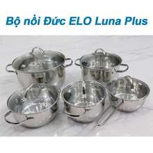 Bộ Nồi Đức Luna Plus 5 Món Inox 304 Cao