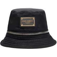 Mũ Dolce Gabbana D G Bucket Hat GH792A Màu Đen 