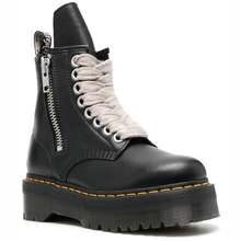 Dr Martens Giày Bốt Da Thật Đế Xuồng