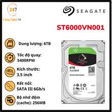 Ổ Cứng Hdd Nas Ironwolf 3.5 6Tb