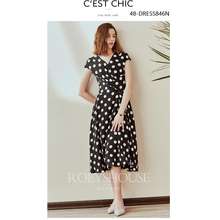 DRESS846N-ĐẦM XÒE CHẤM BI THIẾT KẾ