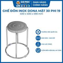 [Chính hãng ] Bộ 2 Ghế đôn inox 201 DONA