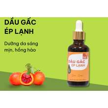 Dầu gấc ép lạnh đắp mặt giảm thâm