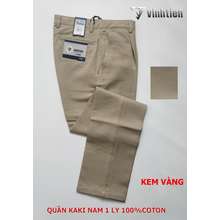 Quần Kaki 1 Ly Trung Niên 100% Cotton 499 