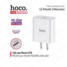 Củ sạc nhanh PD20W C76 sạc nhanh 3.0A 1