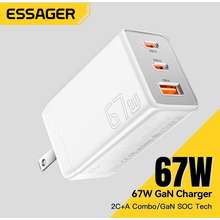 67W gan sạc USB sạc nhanh QC3.0 PD PPS loại 