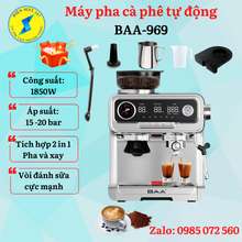 Máy pha cà phê -969 - Tích hợp xay pha 2 in 