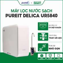 Unilever (Miễn Phí Lắp Đặt) Máy Lọc Nước Âm Tủ Bếp Unilever Pureit Delica Ur5840- Công Suất Lọc 2L/ Phút - Hàng Chính Hãng