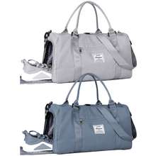 Gym Bag Womens Mens With Shoes Compartment And