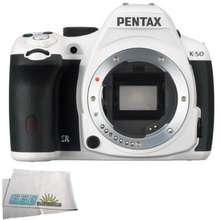 K 50 Digital Slr Camera Body Only White 10928 +