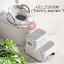 Ghế Kê Chân Toilet, Ghế Bậc Thang Cho Bé 