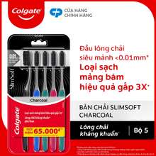 [Hb Gift] Bộ 5 Bàn Chải Đánh Răng Than