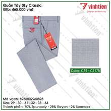 Quần Tây 0Ly Classic 465 -Nhiều