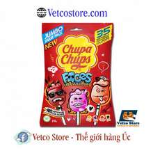 Kẹo Mút Faces Flat Lollipops Bịch 35