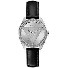 Guess Đồng Hồ Nữ Women's Black Leather Watch 36mm U0884L3 Màu Đen Bạc