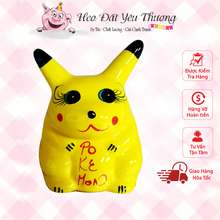 lợn đất tiết kiệm pikachu chất liệu