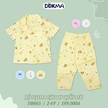 (2-6Y) Bộ Pijama Áo Cộc Tay Quần Dài Cho