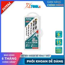 Bộ 5 mũi khoan bê tông TACSD5055 combo 5