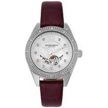 Đồng Hồ Nữ Automatic Red Leather Watch