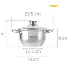 Kg878S - Nồi Inox Cao Cấp 16Cm 5 Lớp , Quai 