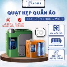 Quạt Tích Điện Điều Hòa Kẹp Quần