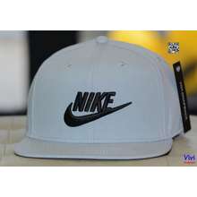 Mũ snapback thời trang thể thao màu ghi