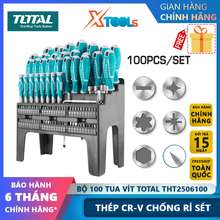 Bộ 100 Tua Vít Tht2506100 Thép Cr-V Cứng