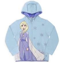Elsa Zip Hoodie For Girls Frozen