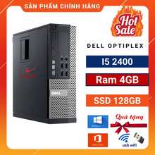 Dell Case Máy Tính Để Bàn ⚡️Hoangpc⚡️ Pc Đồng Bộ 390/790/990 - Máy Bộ I5 (Cpu I5 2400/Ram 4G/Ssd 128Gb) - Bh 12T