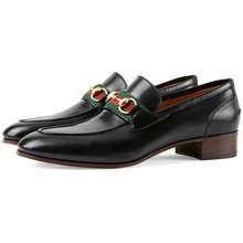 Giày Lười Nam Loafer With Horsebit Black