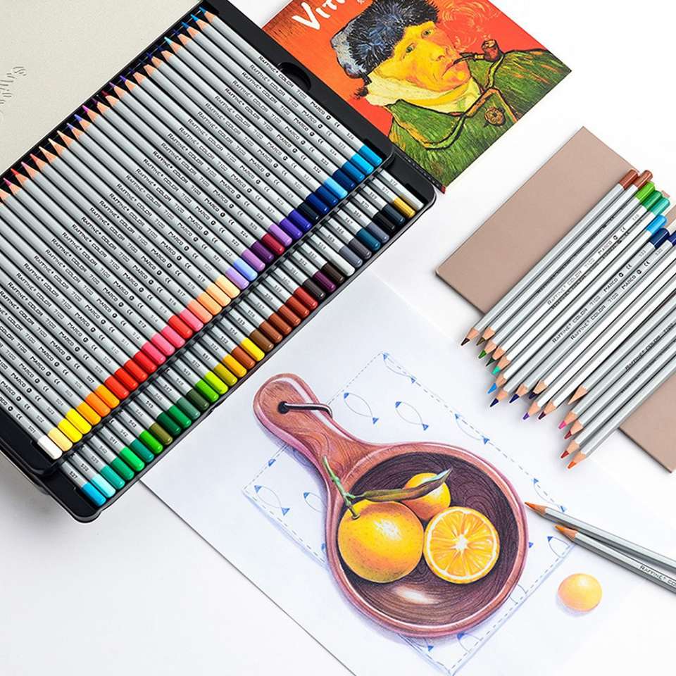 Cách vẽ tranh phong cảnh bằng bút chì màu / How to draw landscapes with  colored pencils - YouTube