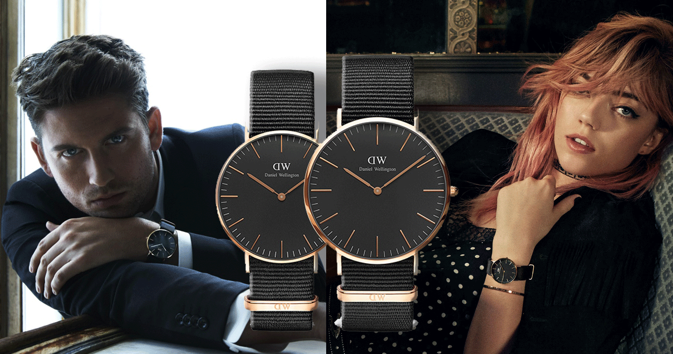 Ng hồ 2024 daniel wellington đôi