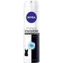 NIVEA Xịt ngăn mùi Invisible For Black And